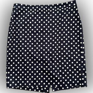 J. Crew The Pencil Skirt - Polka Dot - Size 10 - EUC